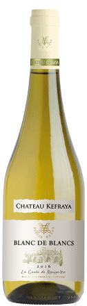 kefraya : Blanc de blanc 2018 , 75cl