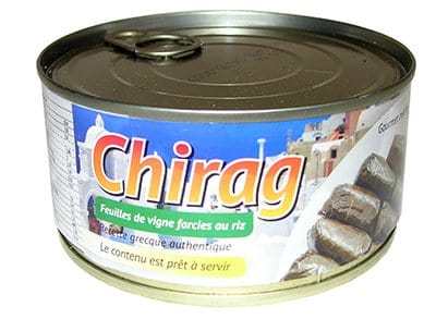 Feuilles de vigne farcies au riz