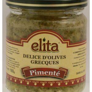 Delice d'olives Grecques pimenté 180g Elita
