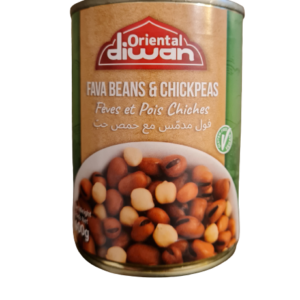 Fèves et pois chiches 400g Diwan