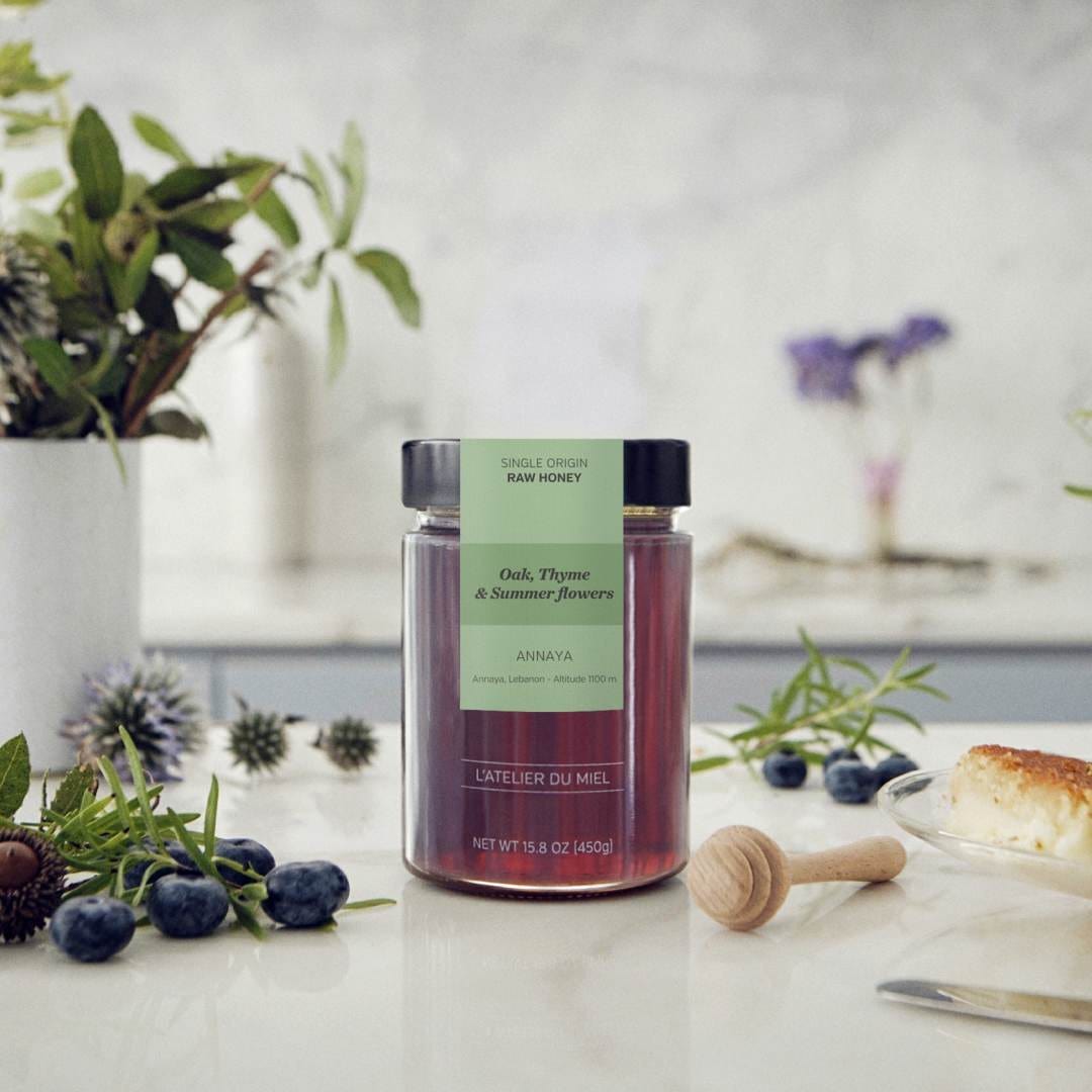 Miel de chêne brut Annaya 230g Atelier du miel