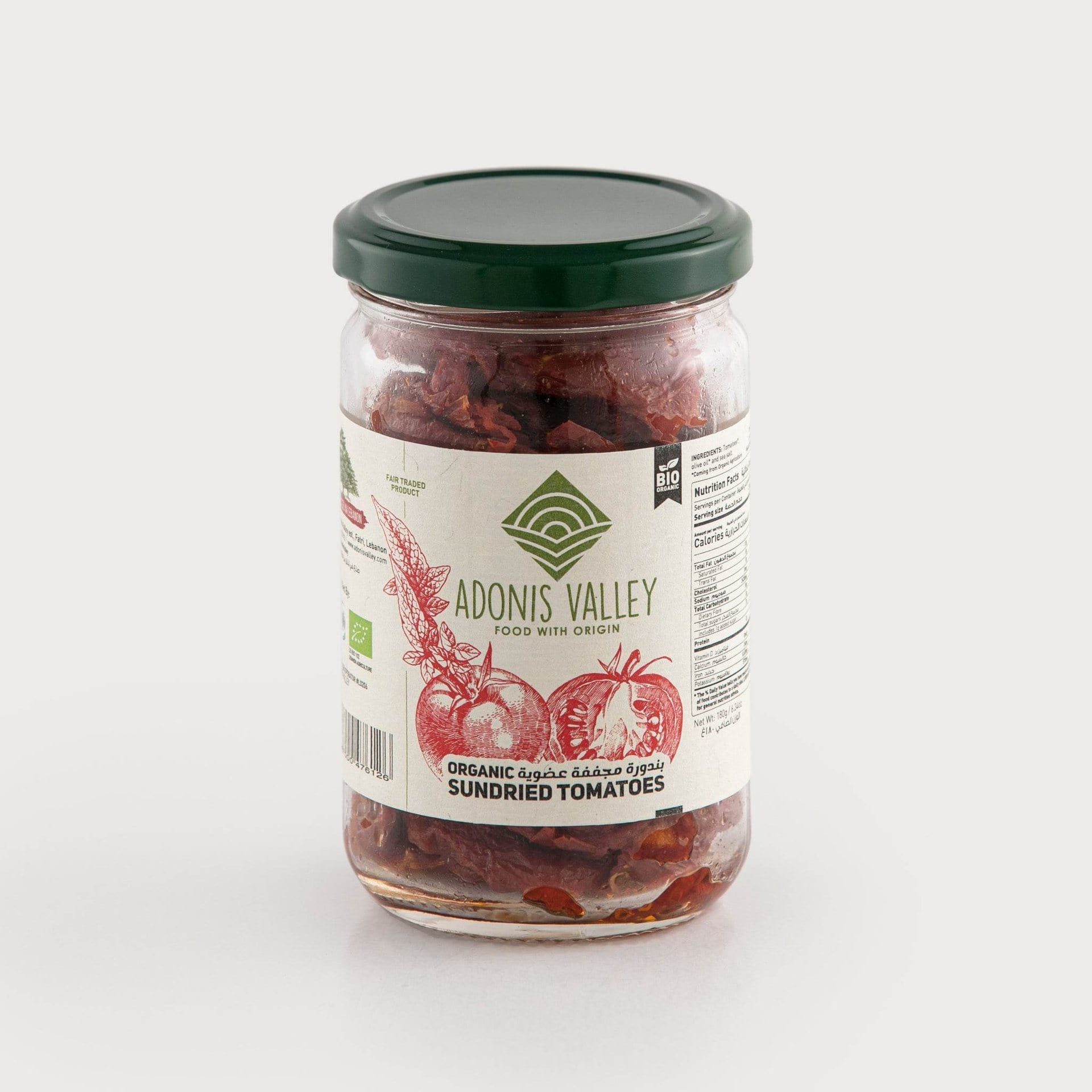 Tomates séchées Bio 180g Adonis Valey