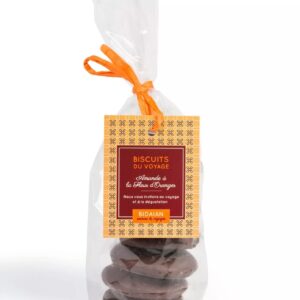 Biscuits Fleur d’oranger,chocolat noir 90g Bidaian