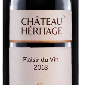 Chateau Heritage -Vin de plaisir 2018
