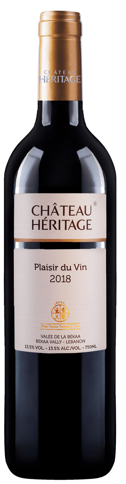 Chateau Heritage -Vin de plaisir 2018