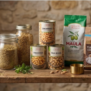 Conserves et féculents