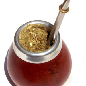 Calebasse et bombilla pour maté