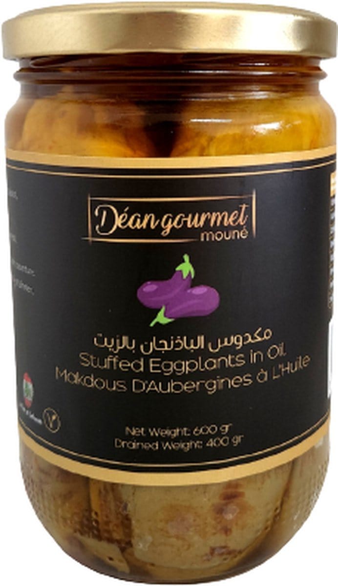 Makdous, Aubergines farcies Dean gourmet 600g