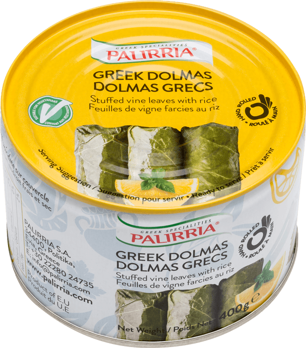 Feuilles de vignes farcies au riz 280g Palirria