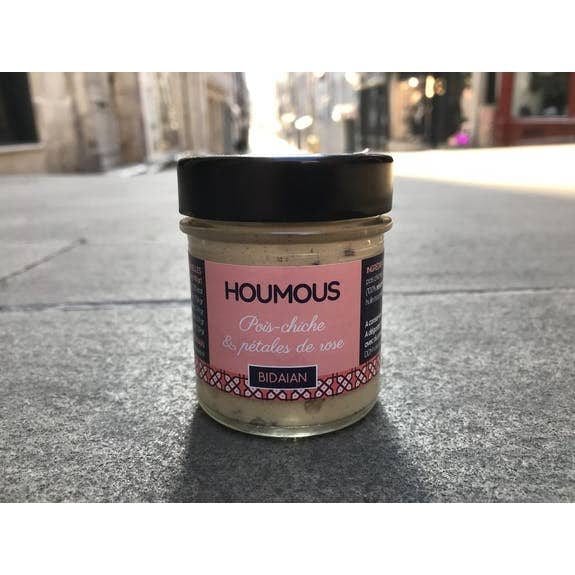 Houmous aux pétales de rose 120g Bidaian