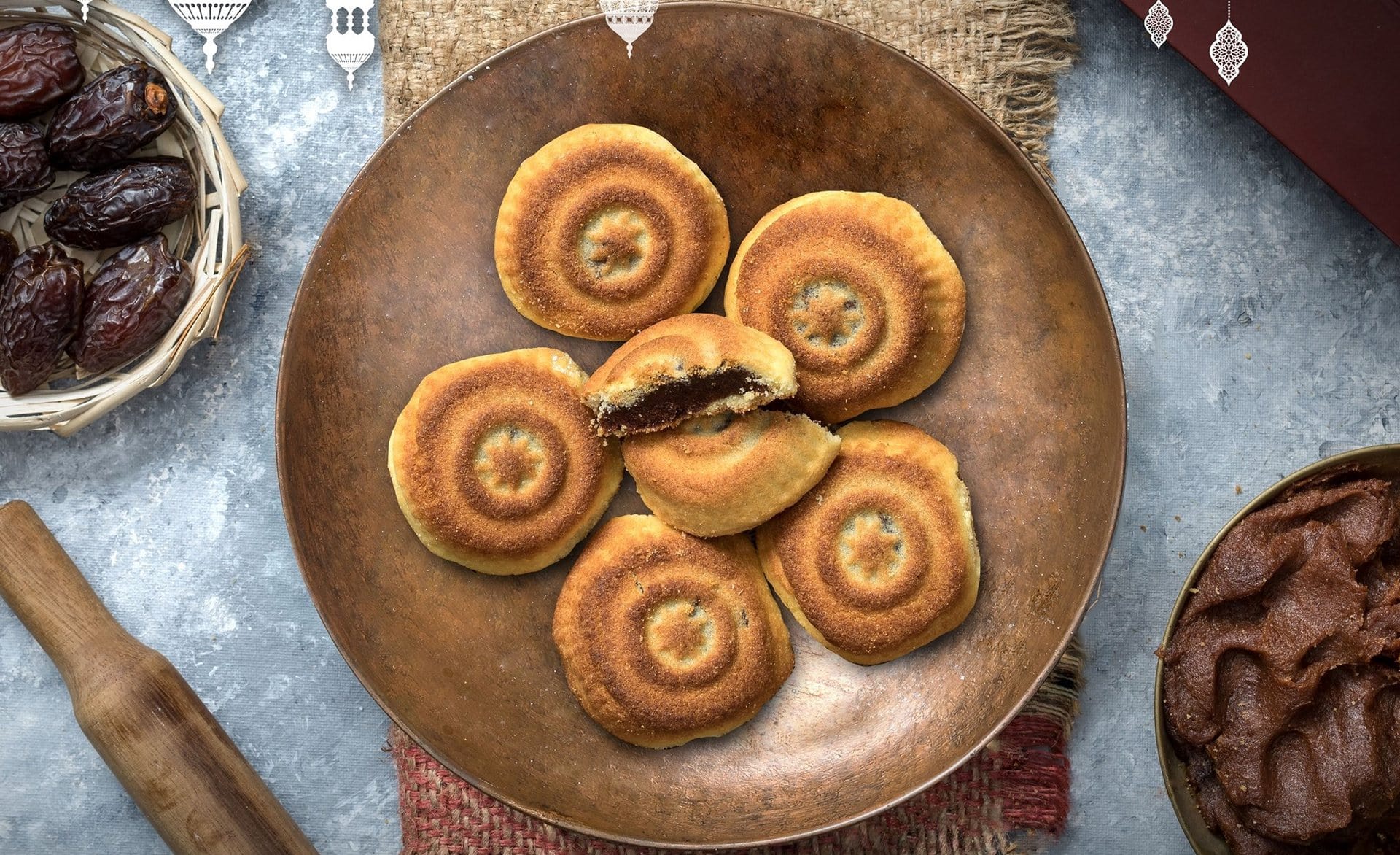 Maamoul aux dattes ( mini )