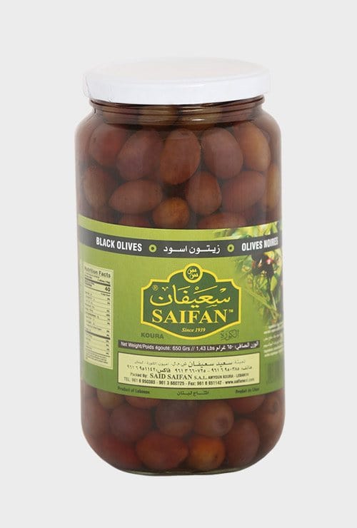 Olives noires Saifan 400g