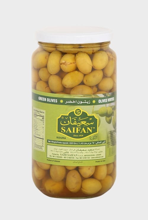 Olives vertes Saifan 400g